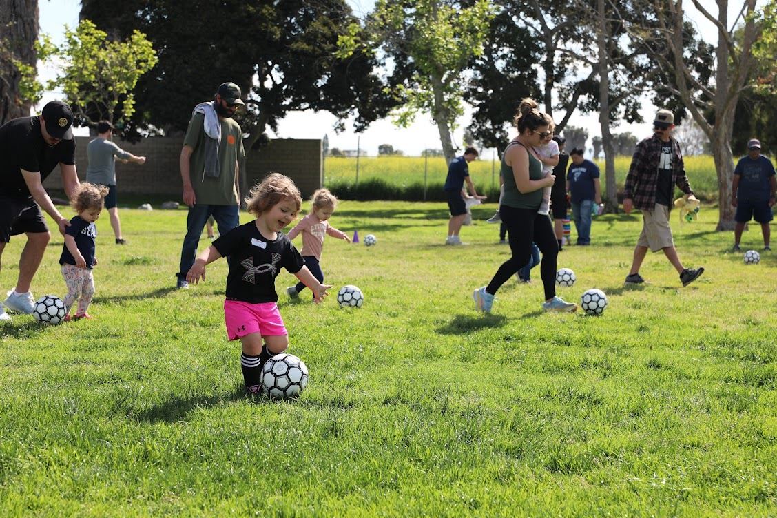 Parent and Me Soccer Red Light Green Light