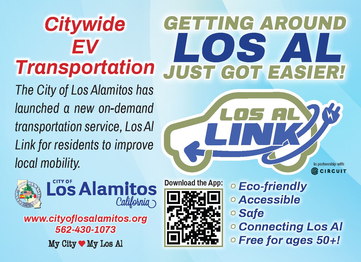 EV Transportation (Los Al Link)_Postcard Front